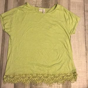 Chico’s Zenergy Green Top